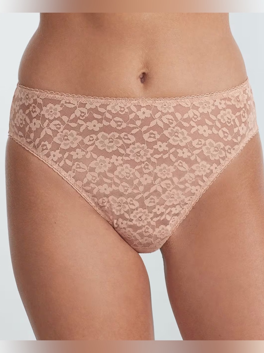 Bare Necessities Camio Mio Allover High-Leg Brief Panties - NEW - XL